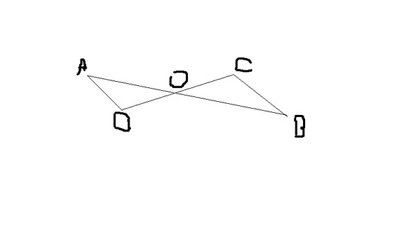 На рисунке отрезки ab. Доказать угол dao углу CBO. На рисунке каждый из отрезков. Каждый из отрезков ab и CD на рисунке точкой о. Отрезок АВ И точка рисунок.