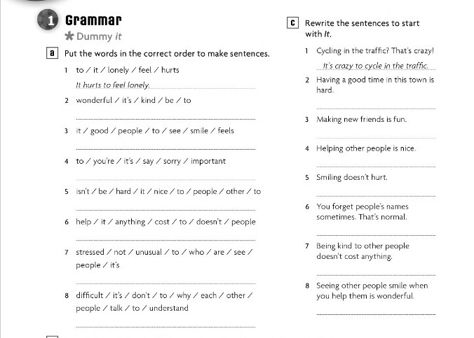 Arrange the sentences in the correct order. Arrange the sentences in the correct order