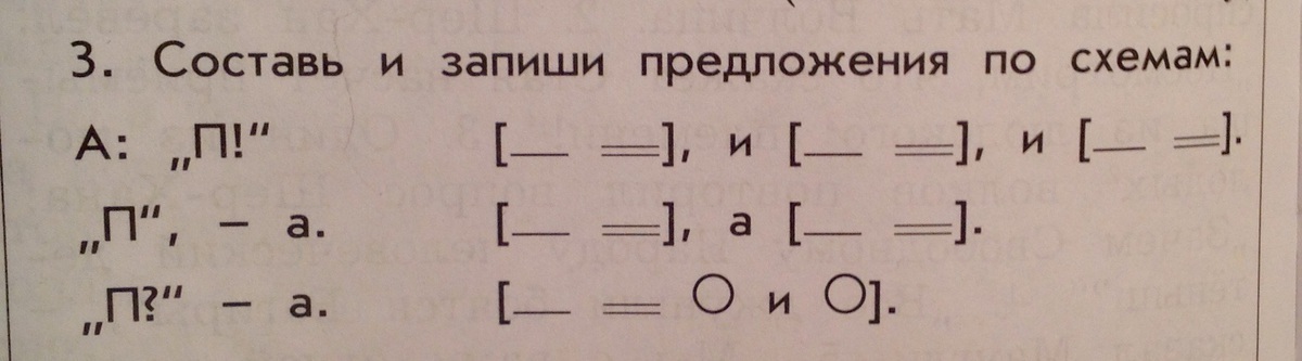 Составьте предложения соответствующие приведенным схемам запишите их номер 187