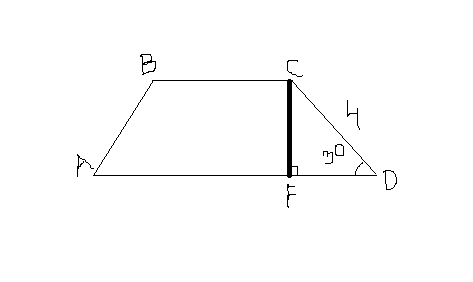Трапеция с углом 30. Трапеция сторона лежащая в угол 30. Сторона напротив 30 градусов равен. Найдите площадь трапеции угол 30 градусов.