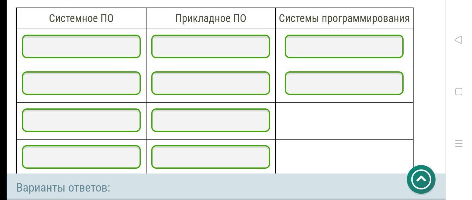 Установи верные ответы. Найди соответствие системное по. (Перемести правильные ответы в нужные окошки.). Соответствие переместите верные ответы в нужное окошко прикладное по. Перенеси правильные ответы в нужные окошки.