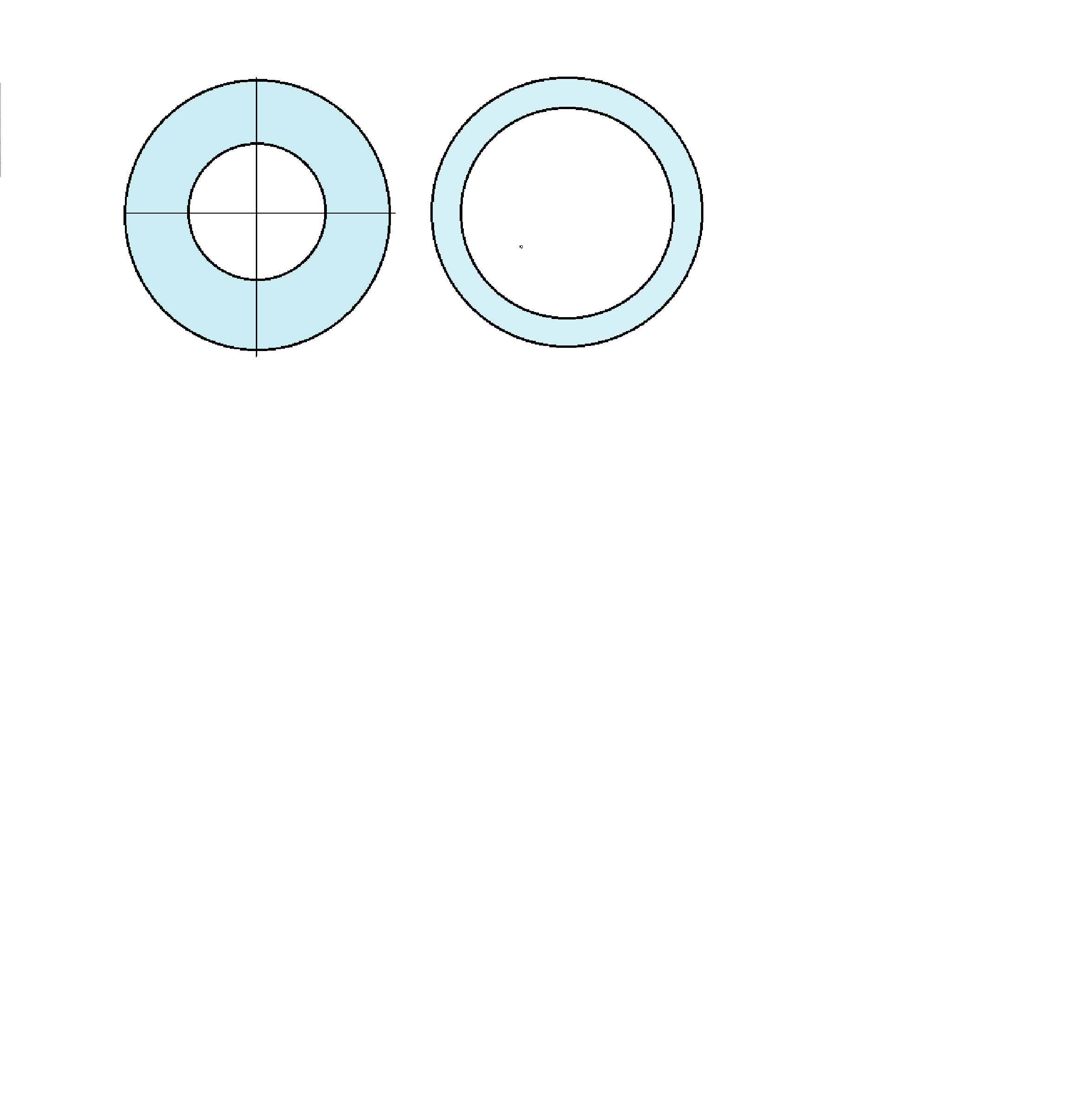 Концентрические кольца. Длина 3/4 круга. Три круга длина ленты. 6. Даны два концентрических круга, радиусы, которых. Площадь внутреннего круга равна 40