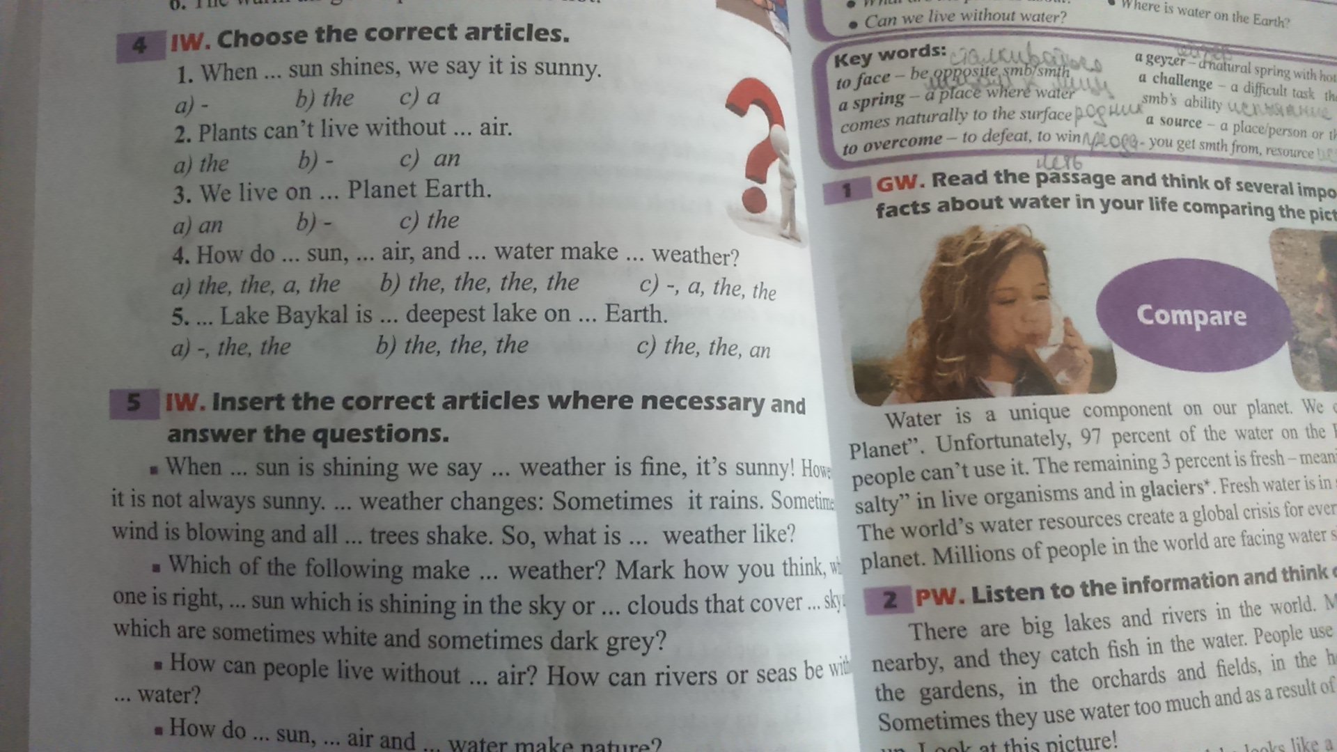 Use the where necessary the city. Insert an article the where necessary ________ Lake hnron. UMN and Label the picture put the articles where necessary. Use the articles where necessary to complete the text Family and household.