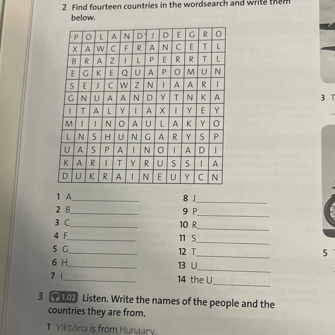 The country you find interesting. Find fourteen Countries in the Wordsearch and write them below. Find fourteen Countries in the Wordsearch and write them below ответы страны. Find 14 City Words in this Square and write them ответы. Find 12 Words and write them below