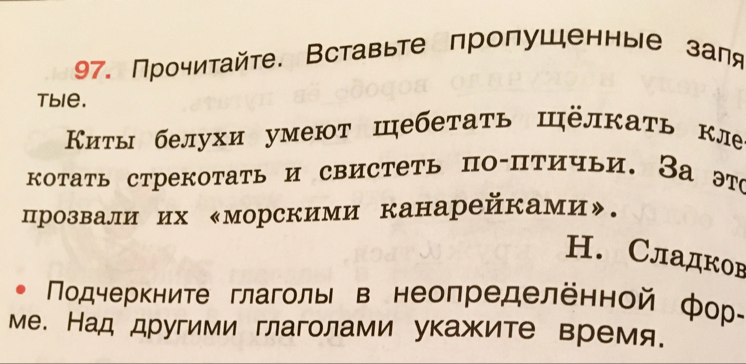 Поставь пропущенные запятые. Вставь пропущенные запятые кита Белухи умеют. Киты Белухи умеют щебетать щёлкать. 97 Прочитайте вставьте пропущенные запятые киты Белухи умеют щебетать. Прочитайте вставьте пропущенные запятые.