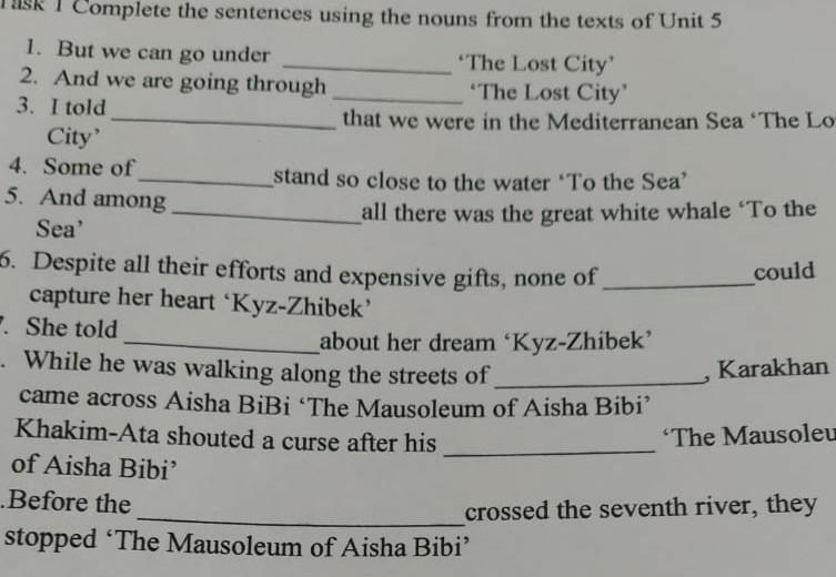 Complete the sentences using the indefinite article where necessary 1 Let's go for__. Complete the sentence using the indefinite article where necessary Lets go for Swim.