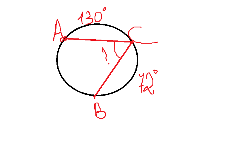 Дуга окружности ac не содержащая. Дуга АВ. Окружность и дуги АВ. Дуга 130 градусов. Дуга 135 градусов.