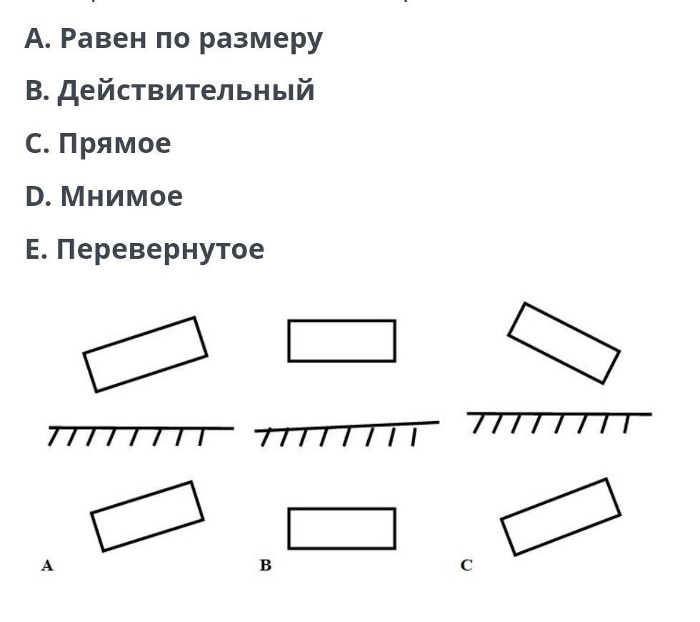 Укажите особенности изображения в плоском зеркале выберите несколько из 9 вариантов ответа