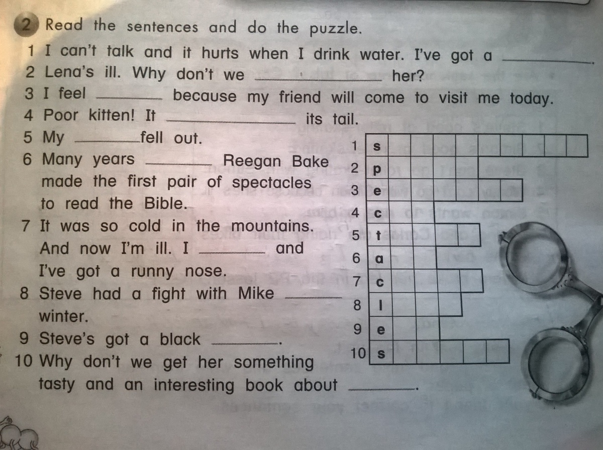 3 read the sentences and translate. Read the sentences and do the Puzzle ответы. Read and do the crossword Puzzle. Read the sentences. Разгадай кроссворд английский язык 4 класс.