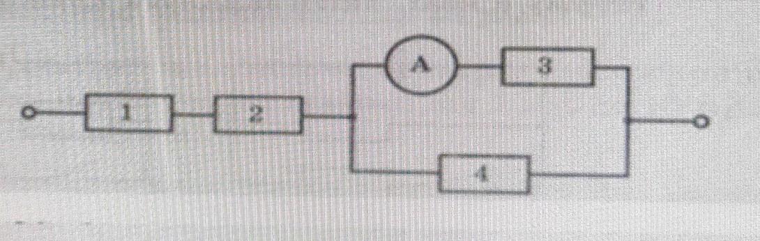 На фотографии изображена электрическая цепь состоящая из резистора