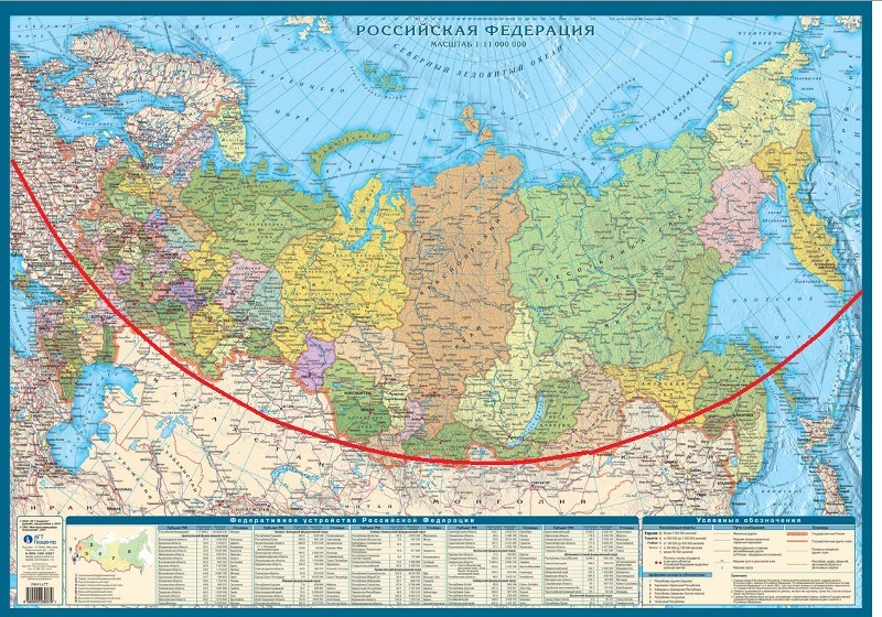 Карта россии с широтами и долготами высокого разрешения