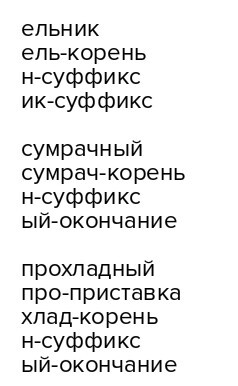 Babooshka православная анатомия текст. Слово Прохладный. Ельник суффикс. Сумрачный по составу. Что значит слово Сумрачный.