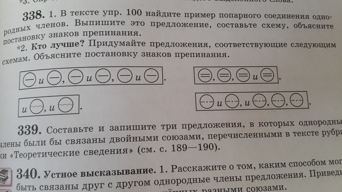 Придумайте предложения соответствующие схемам знаки препинания опущены