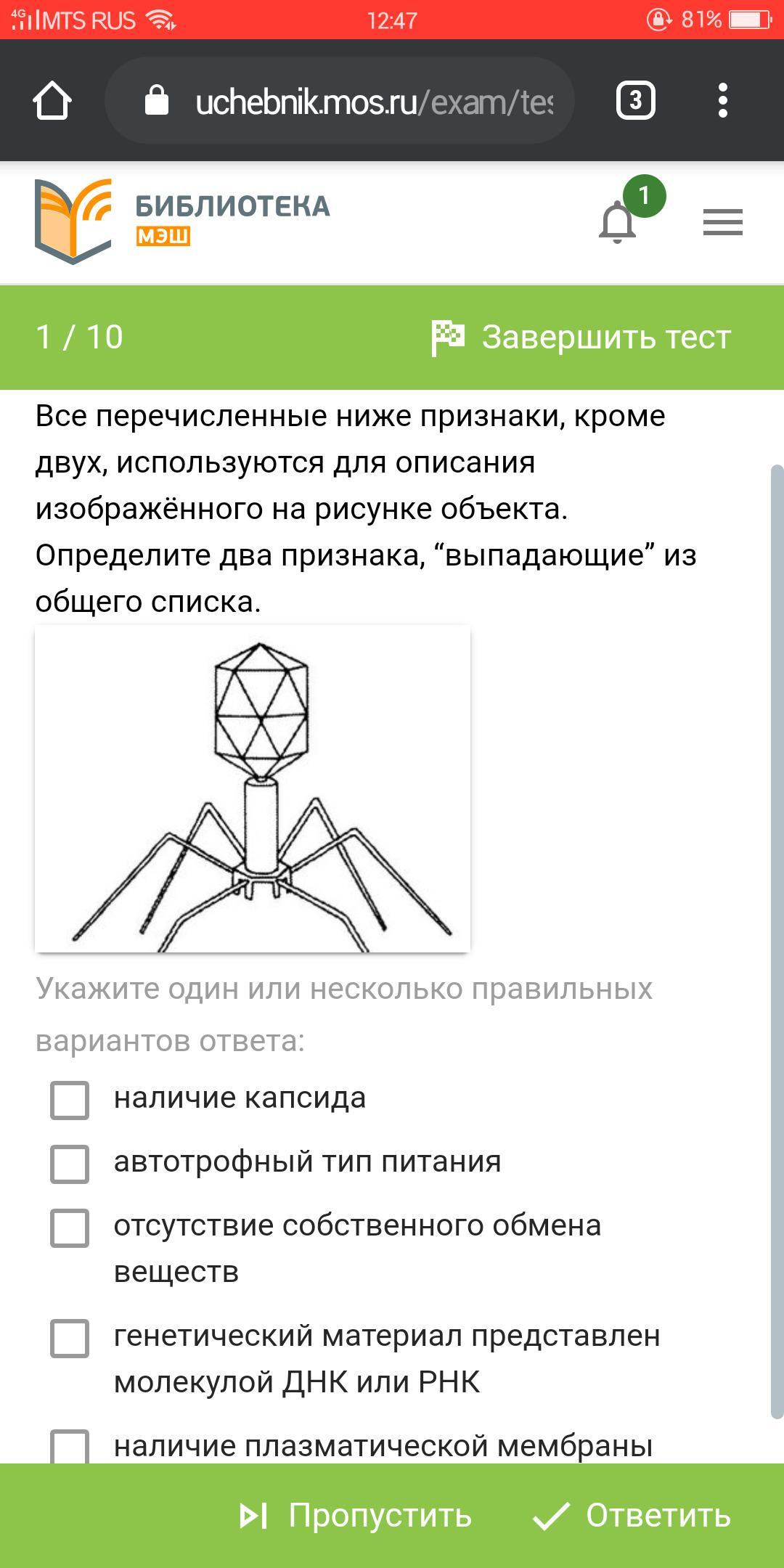 Все перечисленные ниже признаки кроме двух используются для описания изображенной на рисунке