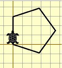 Исполнитель черепаха повтори. Исполнитель черепаха пятиугольник. Следующие алгоритмы для исполнителя черепаха. Пятиугольник в кумире исполнитель черепаха.