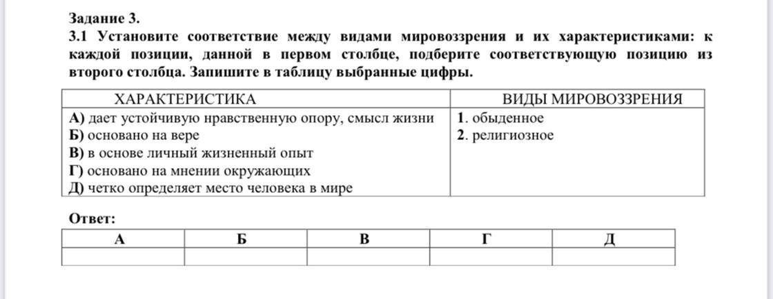 Человек сидит на стуле установите соответствие между силами перечисленными в первом столбце таблицы