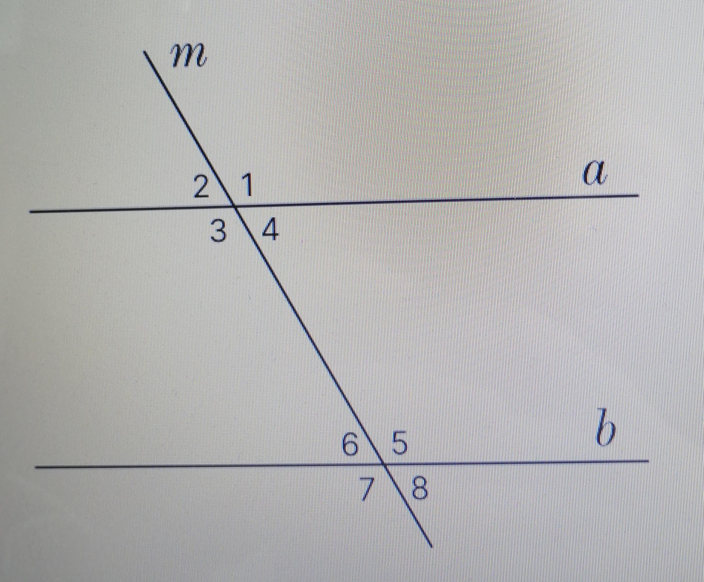 Используя рисунок определите градусную меру 2 если прямые a и b параллельны