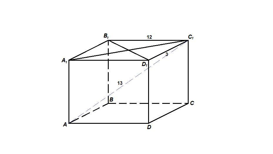 Abcda b c d прямоугольный параллелепипед