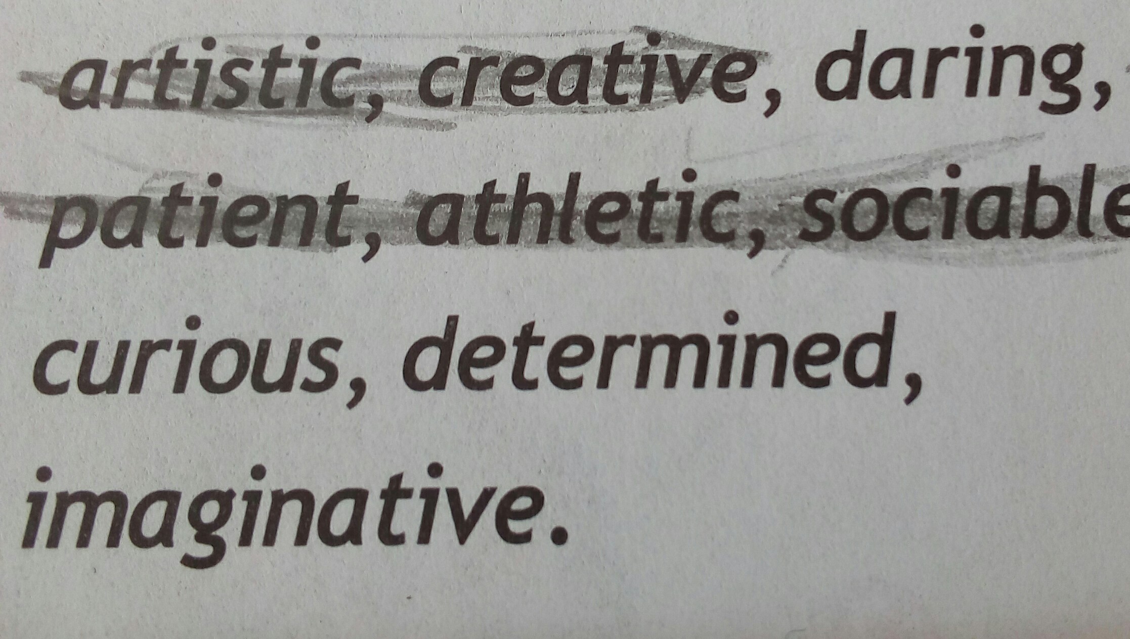 Determined curious daring patient athletic imaginative