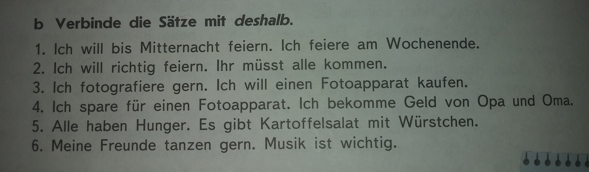 Grossstadtgeflüster ich kündige перевод. Ich will немецкий. Немецкий 6 класс предложения с союзом deshalb. Deshalb упражнения. Запишите предложения с deshalb.