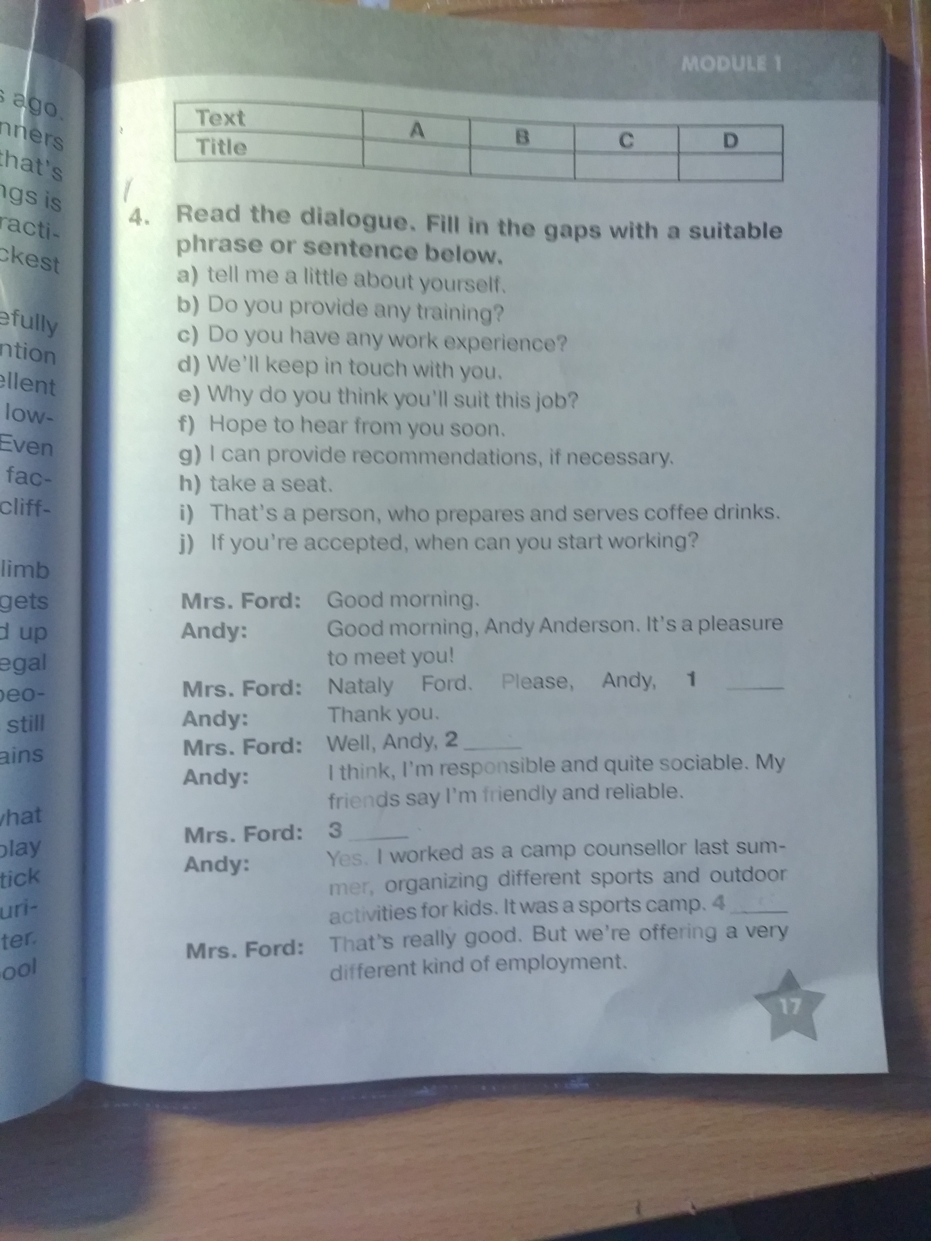 Fill in dialogues. Переводчик английский язык 3 класс стр 29 номер 4 урок 16.