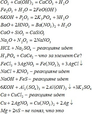 Какому типу химической реакции соответствует схема уравнения 1б koh hno3 kno3 h2o