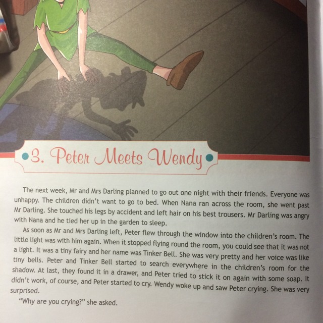 Флай перевод на русский. Peter meeting Wendy. What were Mr and Mrs Darling planning for that Night ответ на вопрос. Mrs Darling убирает тень. Darling text.