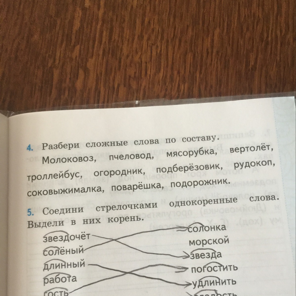 Состав слова подберезовик