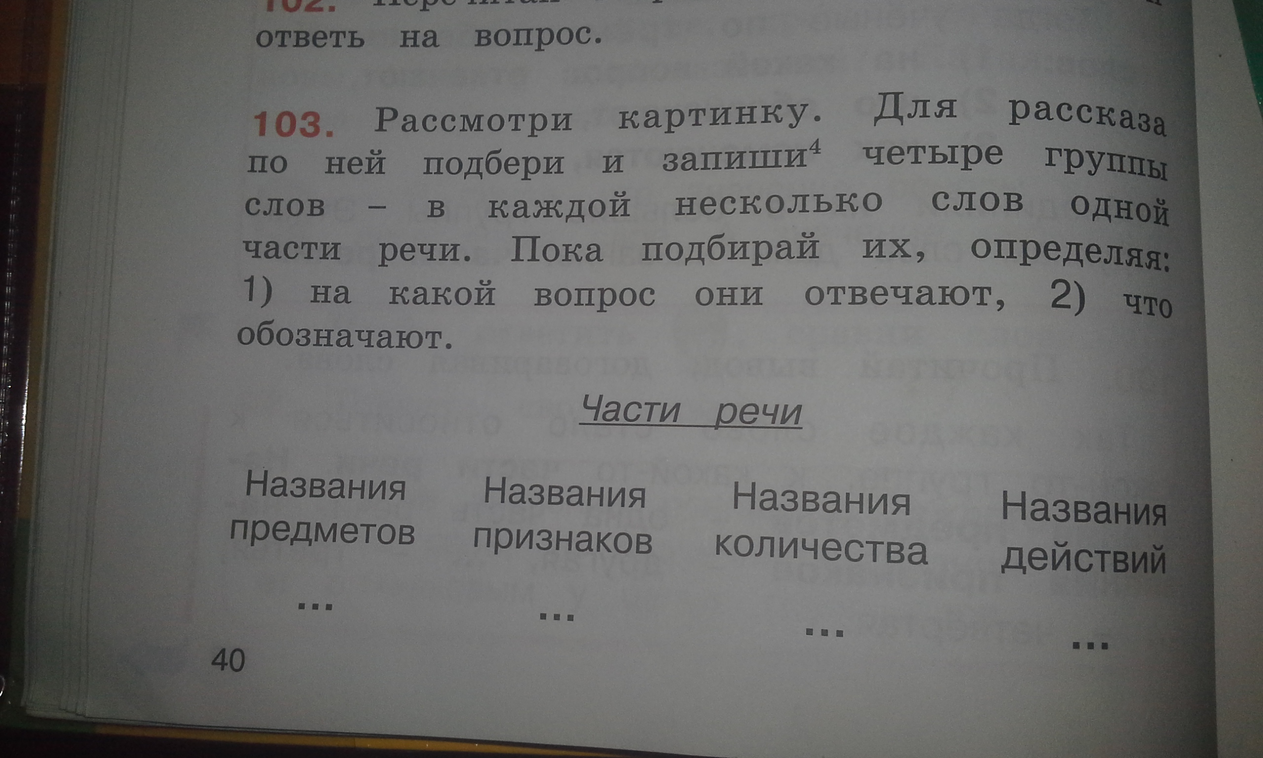 Определите в какой группе слов