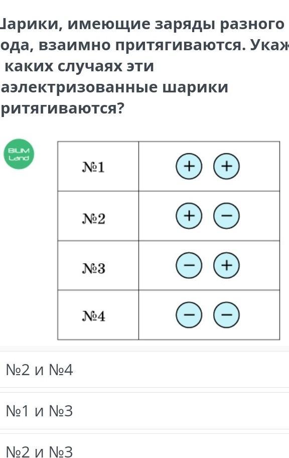 Тела имеющие заряды разного знака. В каких случаях наэлектризованные шарики притягиваются. Шарики имеющие разный заряд притягиваются. В каких случаях заряды притягиваются. Какие шарики притягиваются.