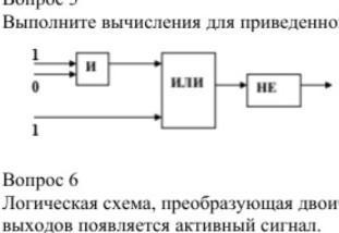 Вычислите значение f выходного сигнала для приведенной логической схемы