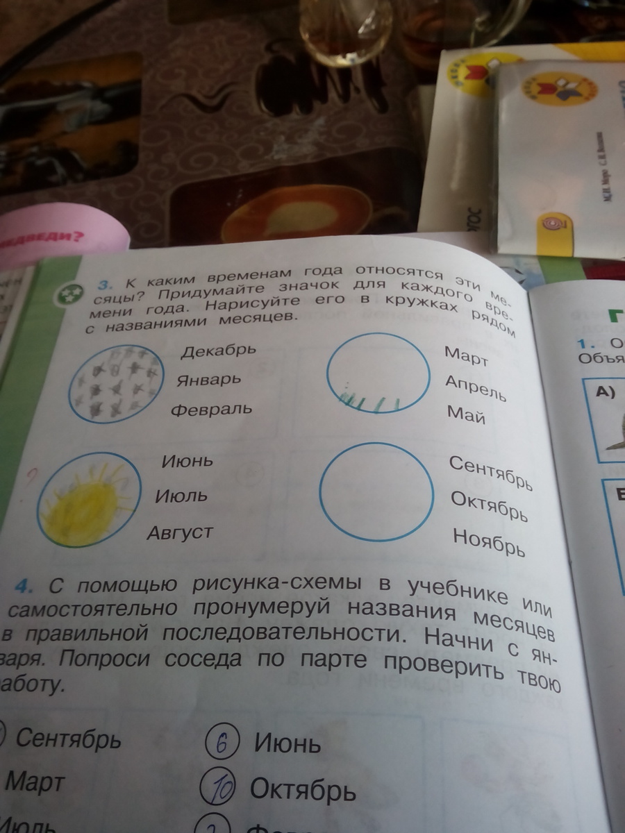 Самостоятельно или с помощью рисунка учебника соедини. Пронумеруй месяцы в правильной последовательности начиная с января. Пронумеруй названия месяцев. Пронумеровать название месяцев в правильной последовательности. С помощью рисунка схемы в учебнике или самостоятельно.