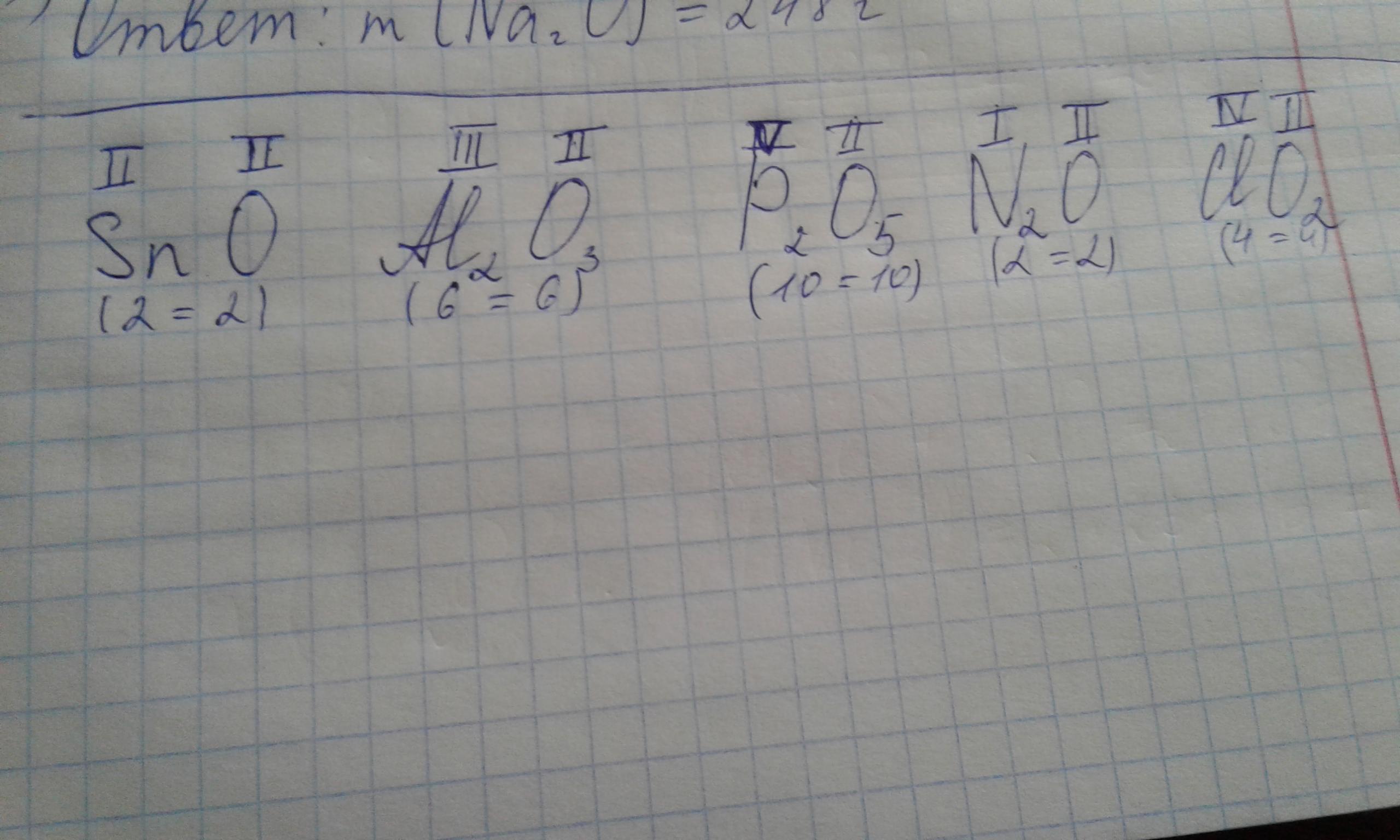 Валентность химического элемента al2o3