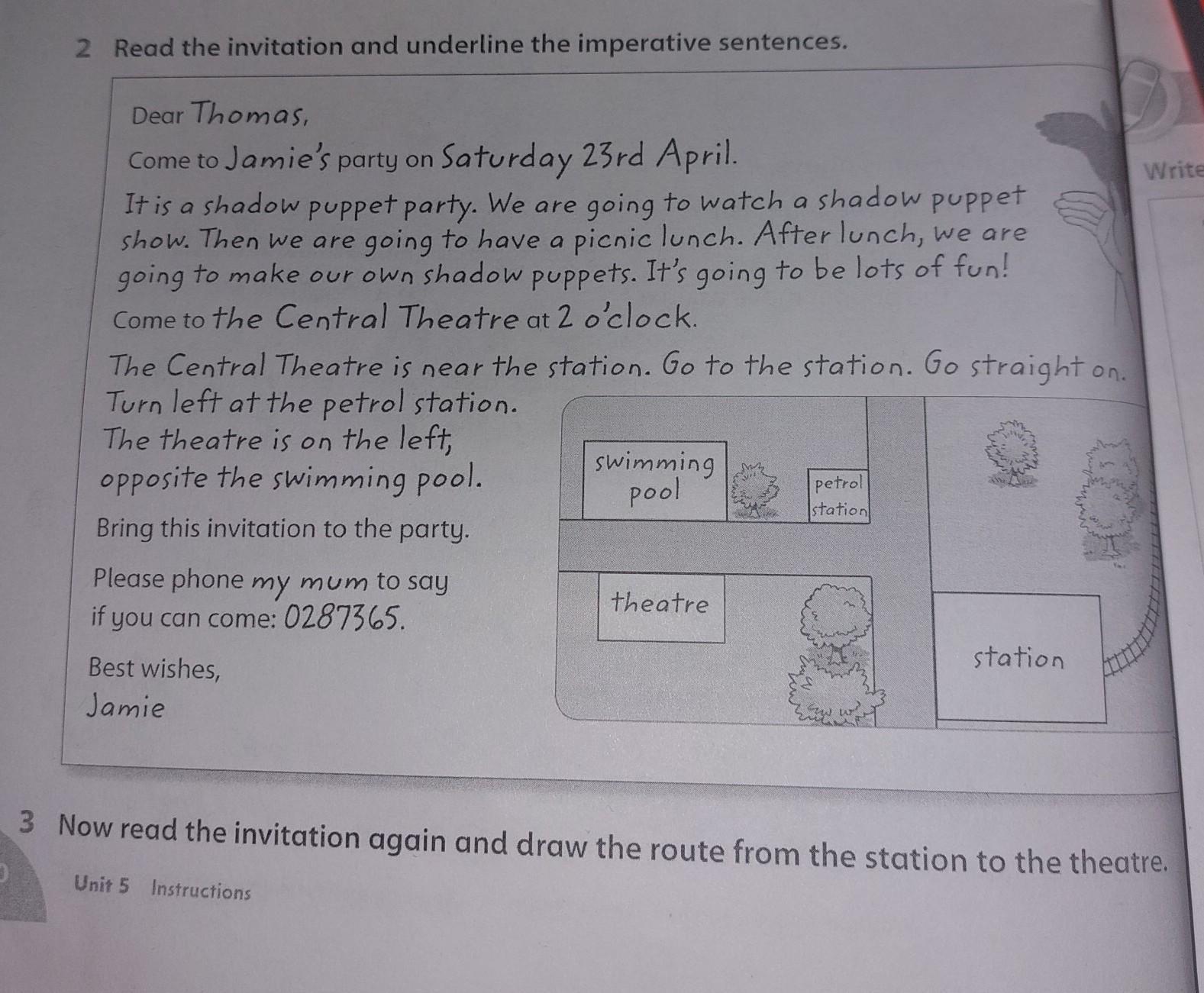 Read again and match the underlined. Read again and match the underlined
