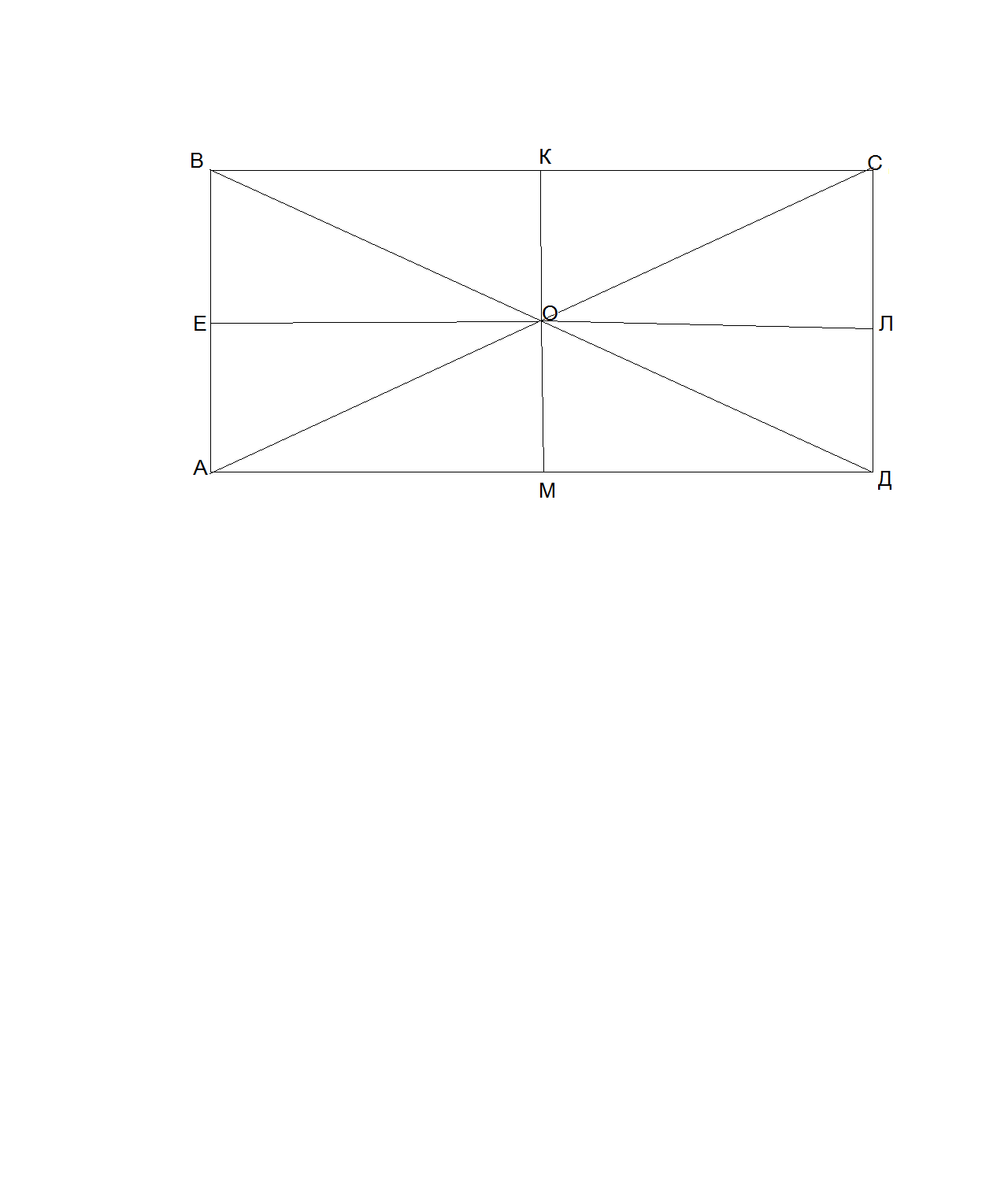 Отношение стороны прямоугольника к диагонали. Точка пересечения диагоналей прямоугольника. Центр пересечения диагоналей прямоугольника. Как найти центр прямоугольника. Точка пересечения диагоналей прямоугольника в центре.
