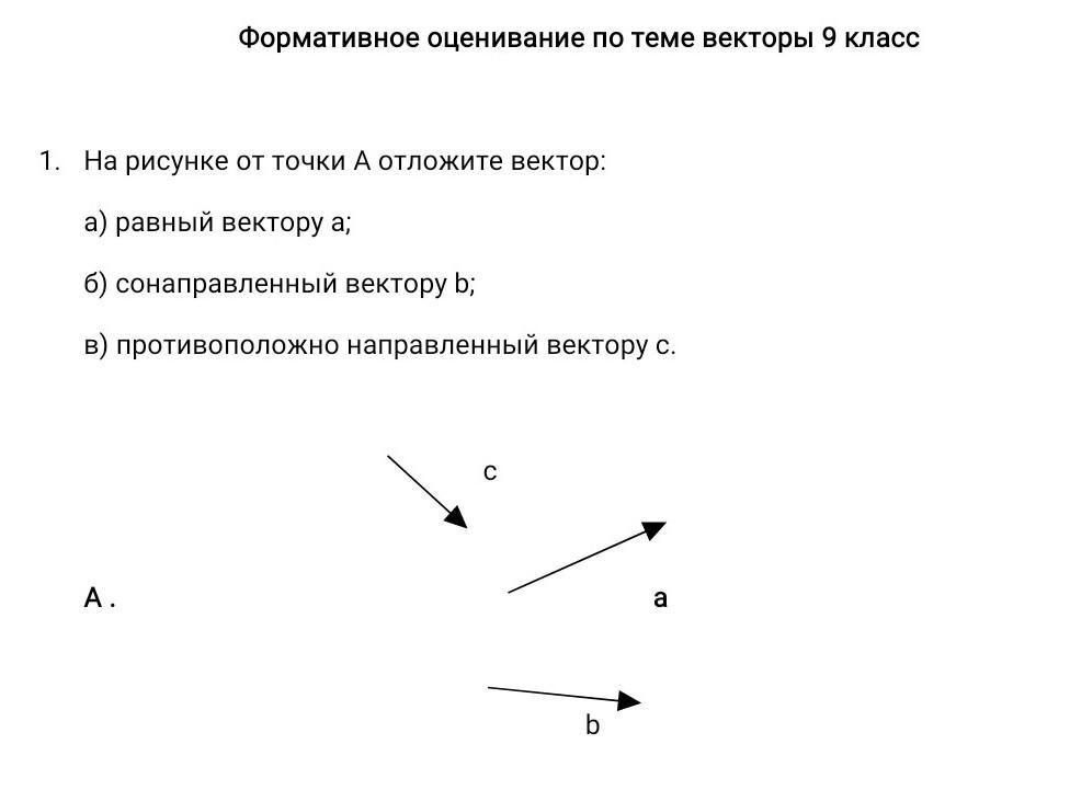 На рисунке вектор b сонаправлен с противоположно направлен с