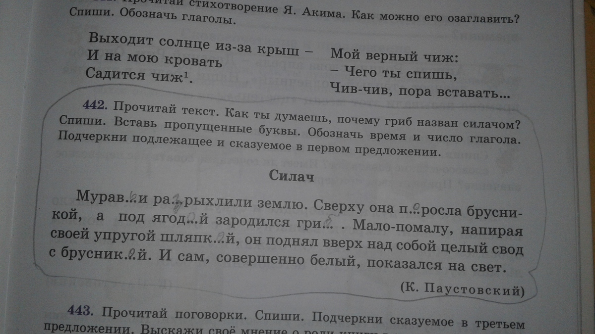 Прочитайте спишите ночь вокруг тишина