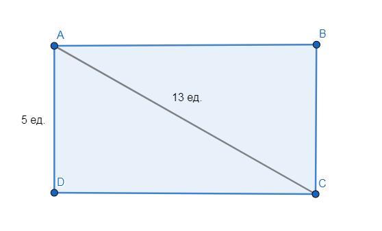 Диагональ прямоугольника равна 13