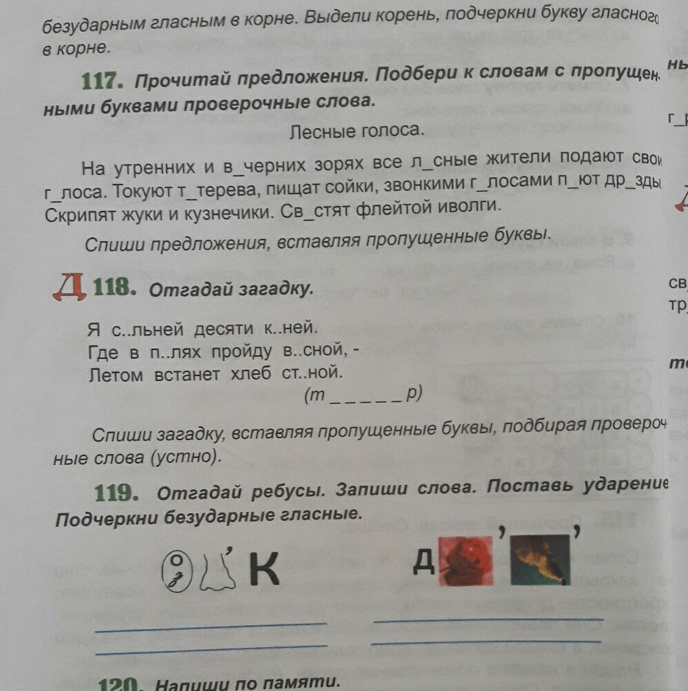 Язык 4 класс упражнение 117. Русский язык упражнение 117 отгадай загадку. Русский язык занятие 13 страница 118-119 ответы 4 класс. 117 Прочитай. Разгадай ребусы запиши слова и поставь ударение 2 класс 1234567.