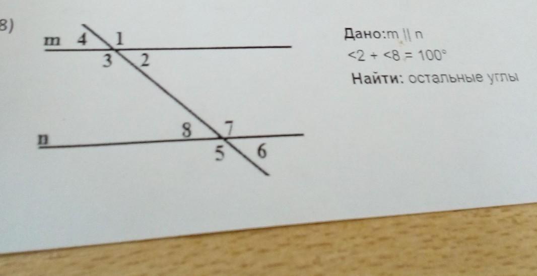 Найдите остальные. 8 Найдите остальные углы на рисунке. Найдите остальные углы m=? N=? E+123.