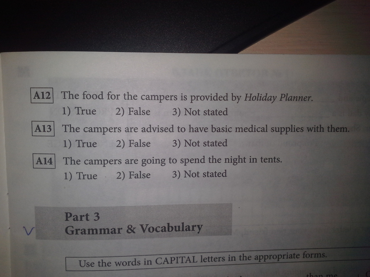 Задания true false not stated. Задания true false not stated