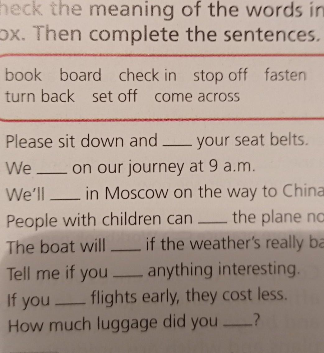 Read and complete then say