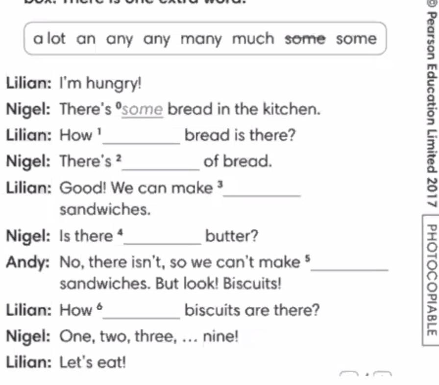 I have some bread. How is the bread или how are.