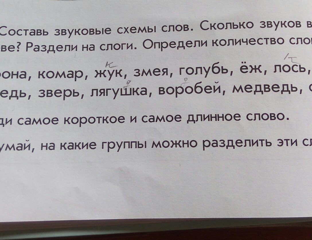 Самое короткое слово. Лось разбить на слоги. Разделить слова на слоги ворона. Жук сколько слогов в этом слове. Ворона слоги.