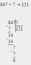 3.429 математика 5. 847 Поделить на 7 в столбик. Деление столбиком 847:7. 847 Разделить на 3 столбиком. Деление в столбик 847 разделить на 7.