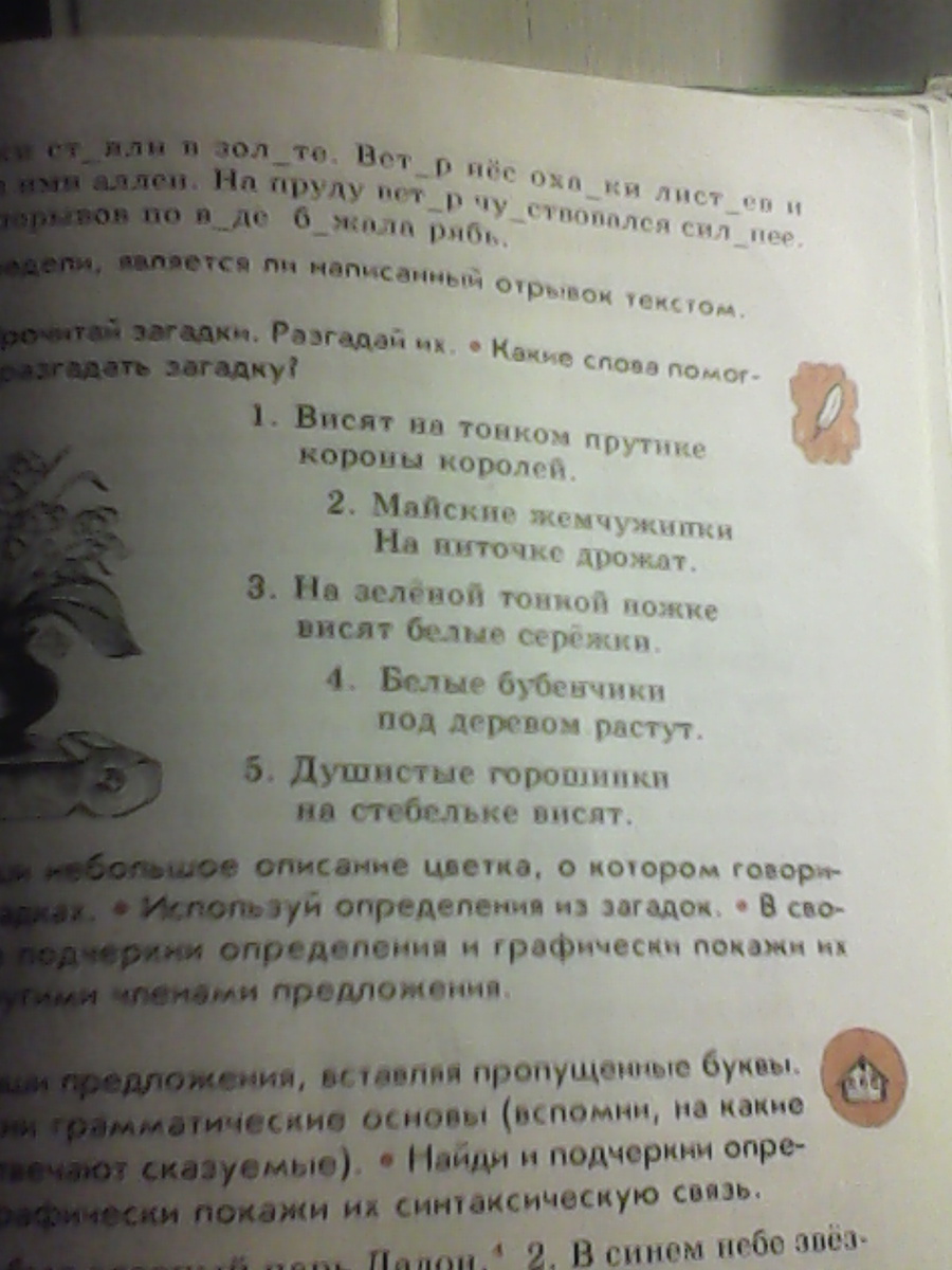 Прочитай загадку висит за окошком. Прочитай загадки какие слова помогли их. Прочитайте загадки отгадайте их . Русский язык 2 класс. Загадка на зеленой тонкой ножке висят белые сережки. Прочитай и отгадай загадку.