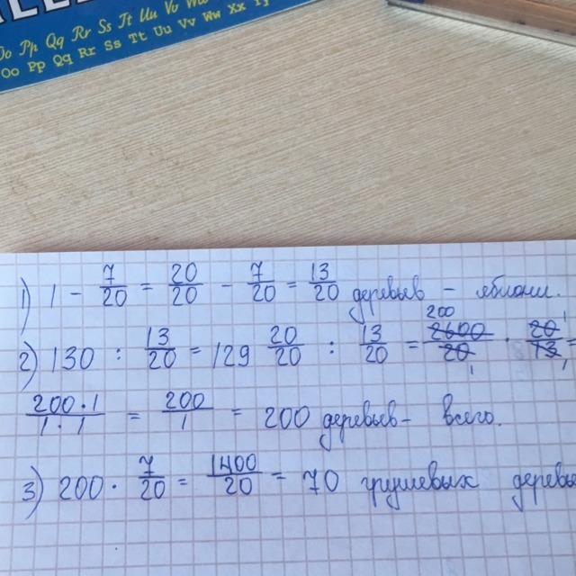 Кроме фруктовых деревьев составить предложение. Из 240 фруктовых деревьев 35 составляют. в саду растет 72 дерева из них 3/8 составляют яблони сколько яблонь.
