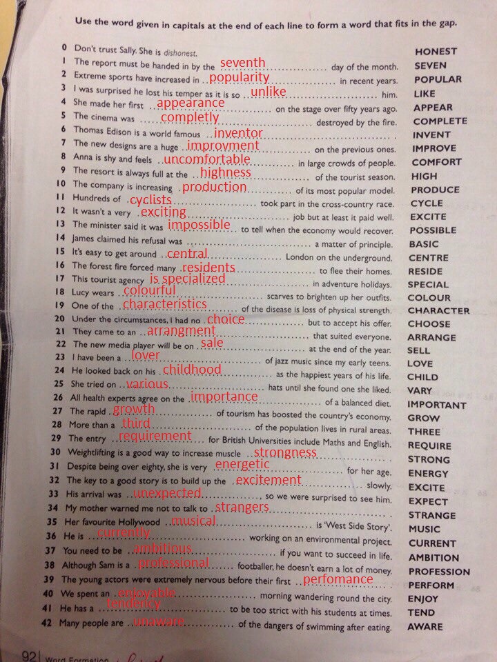 Word formation 7. Further Practice Section Word formation ответы. Don't Trust Sally she is dishonest the Report must be handed in by the ответы. Word formation 7 класс Starlight. Use the Word given in Capitals at the end of each line to form a Word that Fits in the gap dont Trust Sally.