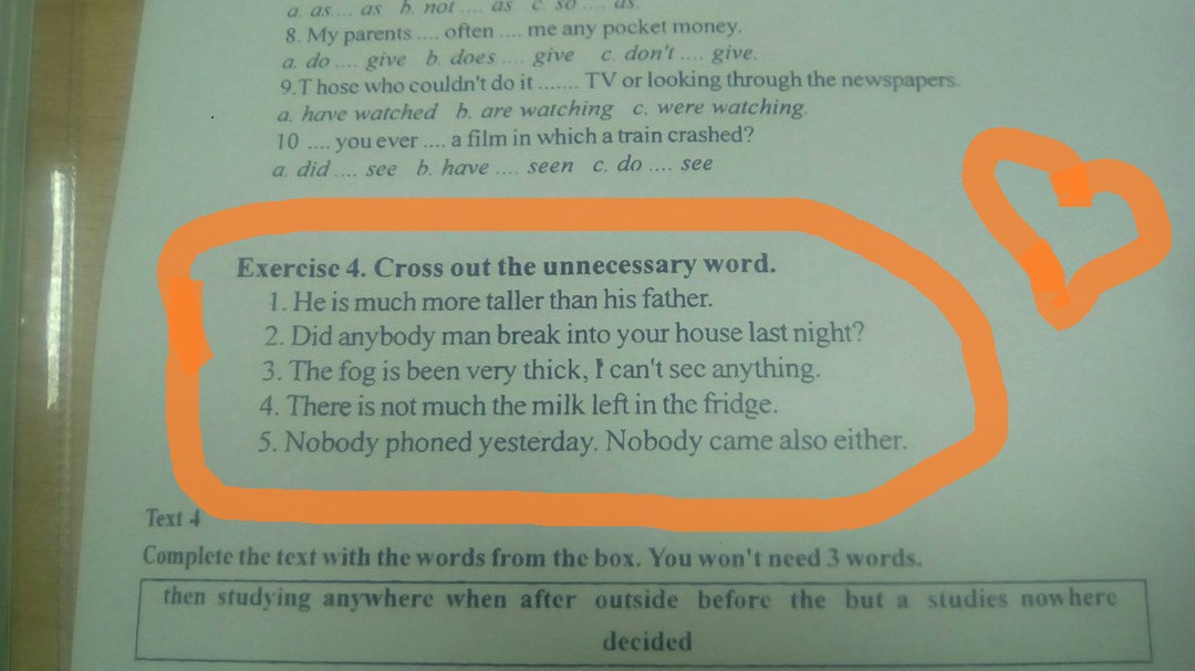 Play out перевод на русский. Write the unnecessary Words on the lines provided,. Error correction 21 Cross out unnecessary World.