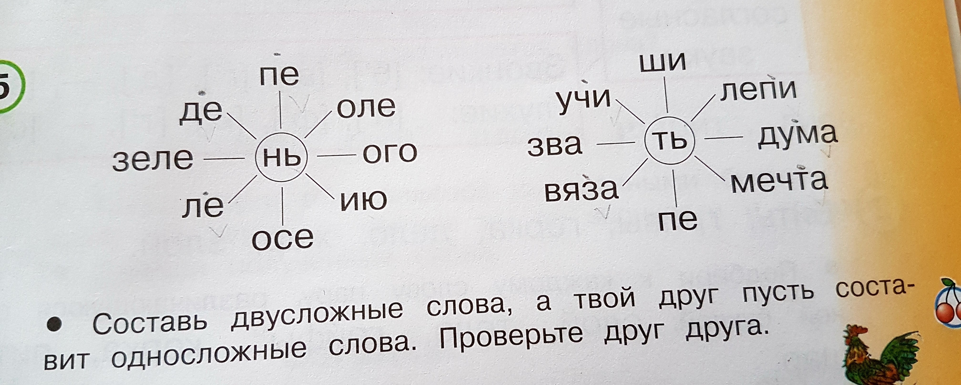 Составь слово солнце